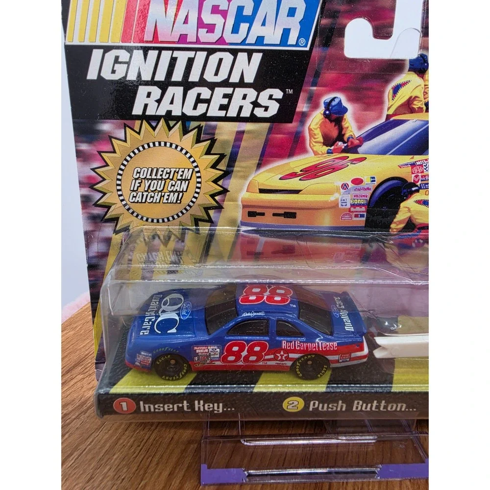 NASCAR Ignition Racers Dale Jarrett 88 Ford Quality Care Toy Biz 1997 New 1997